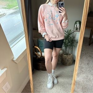 Vintage Pink 1990s Arkansas Souvenir Sweatshirt